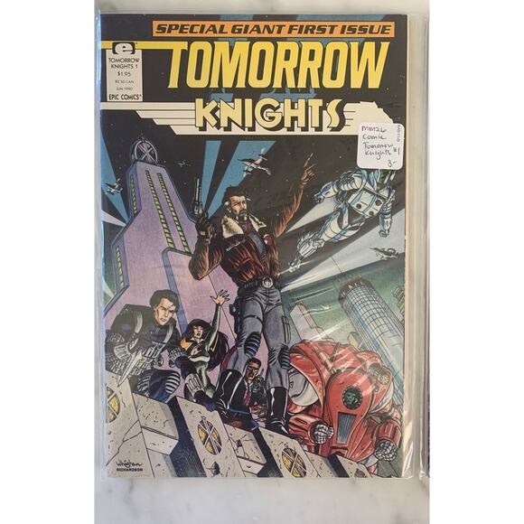Vintage "Tomorrow Knights" Comics #1 & #2 - Picture 4 of 5